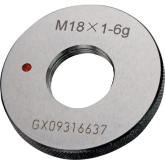 Gewinde-Ausschusslehrring M36x1mm für metrisches ISO-Feingewinde, rechts-Beschreibung lesen