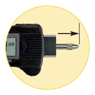 Dicken-Messgerät mit Anlifthebel 0-10mm und Ausladung 30mm, Messflächen flach-Beschreibung lesen