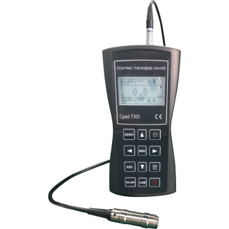 Schichtdickenmessgerät nach dem Magnetfeld- und Wirbelstrom-Messverfahren 0-1,25mm, USB-Beschreibung lesen