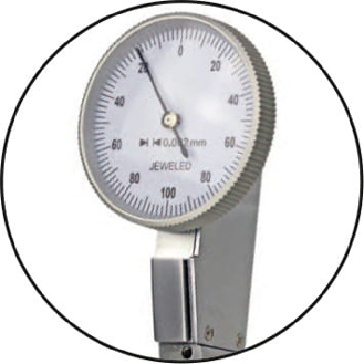 Fühlhebelmessgerät 0-0,2mm und Ablesung 0,0002mm-Beschreibung lesen