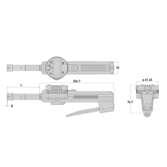 Digital-Pistolen-Dreipunkt-Schnellmessgerät Satz 12,0-20,0mm, 2 Stück-Beschreibung lesen