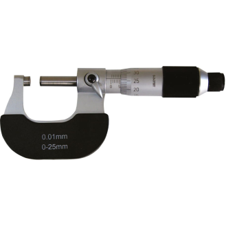 Bügelmessschraube mit Friktionsratsche 75-100mm und Ablesung 0,01mm-Beschreibung lesen