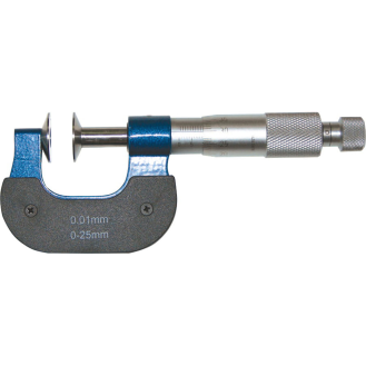 Bügelmessschraube mit Tellermessfächen 75-100mm und Tellermessflächen Ø30mm-Beschreibung lesen