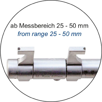 Dreipunkt-Innenmessschraube für große Messbereiche 150-175mm-Beschreibung lesen
