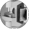 Bügelmessschraube zur Messung von Blechdicken 0-25mm mit Ablesung 0,01mm