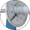 Bügelmessschraube mit lackiertem Bügel 125-150mm