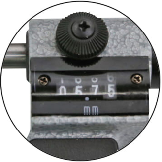 Bügelmessschraube mit 2mm Spindelsteigung 0-25mm-Beschreibung lesen