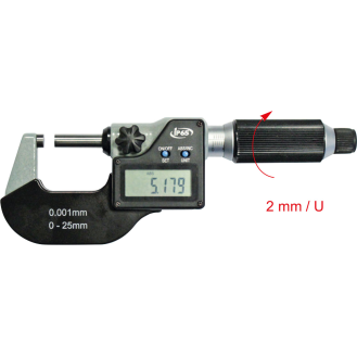 Bügelmessschraube mit 2mm Spindelsteigung 25-50mm-Beschreibung lesen