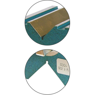 Präzisions-Rahmen-Wasserwaage mit prismatischer Sohle und Längs- und Querlibelle 100x100mm und Ablesung 0,3mm-Beschreibung lesen