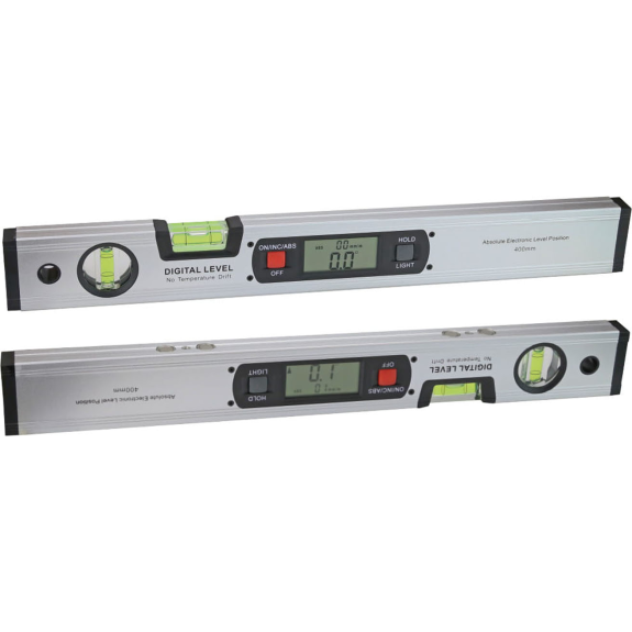 Digital-Wasserwaage mit Magnet und zwei Libellen ± 90°/99mm/mmm und Länge 1000mm-Beschreibung lesen