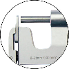 Einbaumessschraube 0-25mm mit planparallel Messfläche
