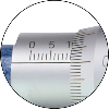 Bügelmessschraube mit Anzeige nur in mm 0-25mm