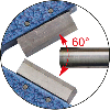 Einbaumessschraube klein 0-6,5mm mit planparallelen Messflächen