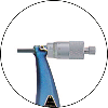 Bügelmessschraube mit großem Messbereich 300-400mm und Spindelsteigung 0,5mm