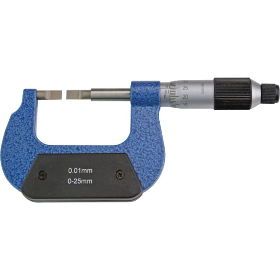 Micromètre extérieur pour mesure de rainure 25-50 mm avec lecture 0,01 mm-Leggi tutto