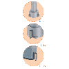 Stab-Innen-Messschrauben-Sätze 1000-3000mm für Rohre bis 28mm