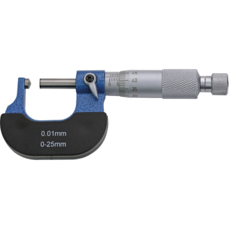Rohrwanddicken-Messschraube 0-25mm und Messflächen ballig+flach-Beschreibung lesen