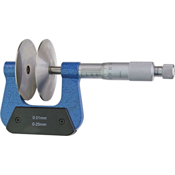 Bügelmessschraube mit Ø 60 mm Tellermessflächen 0-25mm-Beschreibung lesen
