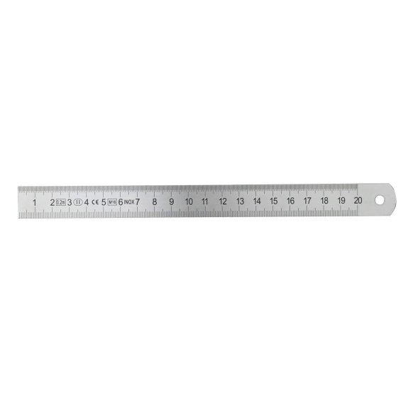 Règle avec graduations en mm et 1/2 mm version rigide 0-500 mm-Leggi tutto