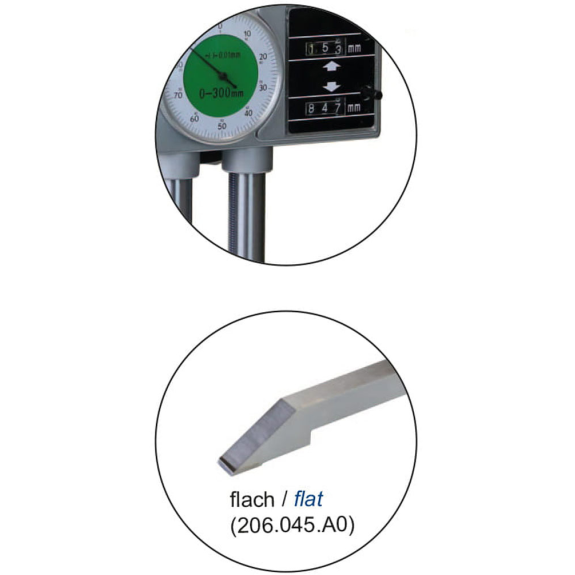 Reißnadel mit Clip und auswechselbarer und umdrehbarer Hartmetallspitze-Beschreibung lesen