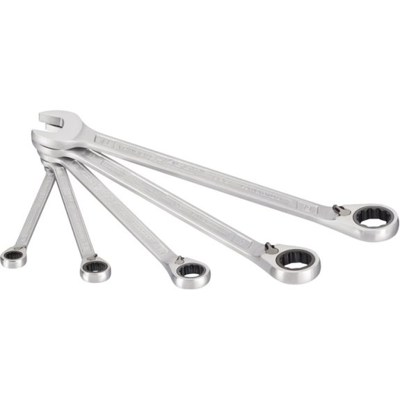 Knarrenringmaulschlüsselsz 606/5 5-tlg.SW 8-19mm umschaltb.-Beschreibung lesen