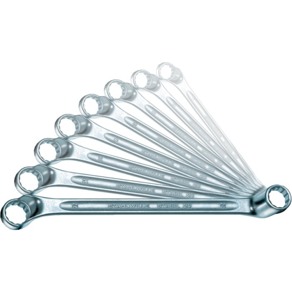Satz Doppelringschlüssel 8-tlg. SW 6-22 mm-Beschreibung lesen