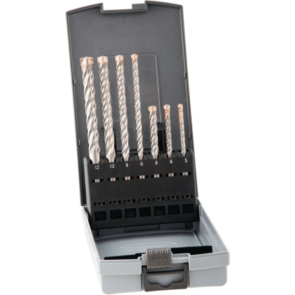 Hammerbohrersz FORCE X 7-tlg.X SDS-plus Ku.-Box-Leggi tutto