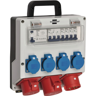 Kunststoffwandverteiler CEE-32A,5-polig 1xCEE 16 A,1xCEE 32A,4x230V-Beschreibung lesen