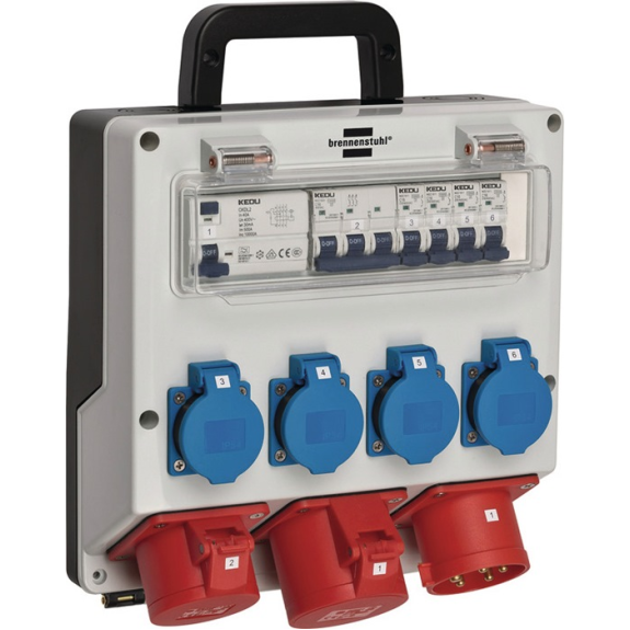 Kunststoffwandverteiler CEE-32A,5-polig 1xCEE 16 A,1xCEE 32A,4x230V Kunststoffwandverteiler CEE-32A,5-polig 1xCEE 16 A,1xCEE 32A,4x230V-Beschreibung lesen