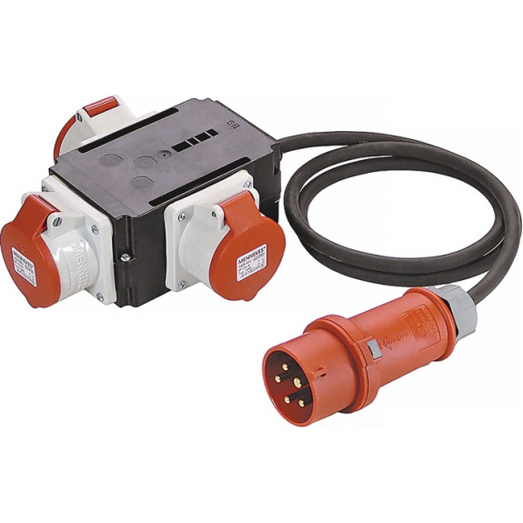 Distributeur compact MIXO NECKAR CEE-16 A, 5 pôles 3xCEE 400V AS-SCHWABE-Leggi tutto