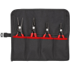 Präzisionssicherungsringzangensz 4-tlg.in Rolltasche 12-60mm Präzisionssicherungsringzangensz 4-tlg.in Rolltasche 12-60mm