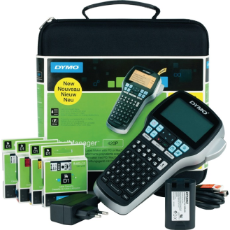 Beschriftungsgerät Label MANAGER 420 P Schriftband-B.6,9,12,19mm Kofferset-Beschreibung lesen