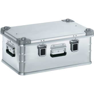Aluminiumbox L600xB400xH250mm 42l m.Klappverschluss u.Alu-Stapelecken-Beschreibung lesen