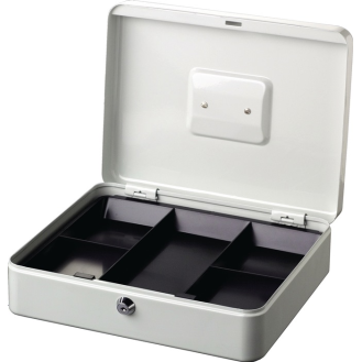 Geldkassette MONEY 5030 B.300xH.90xT.240mm grau lack.-Beschreibung lesen