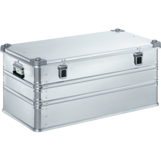 Aluminiumbox L950xB530xH430mm 173l mit Klappverschluss und Alu-Stapelecken-Beschreibung lesen