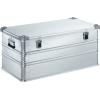 Aluminiumbox L950xB530xH430mm 173l mit Klappverschluss und Alu-Stapelecken
