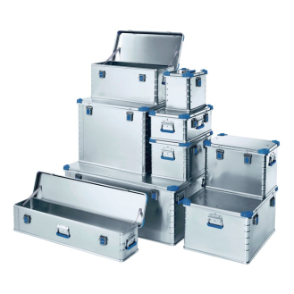 Euro/-Werkzeug-Box L800xB600xH410mm 157l m.Klappverschluss u.Stapelecken-Beschreibung lesen