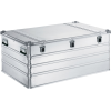 Aluminiumbox L1200xB800xH510mm 414l mit Klappverschluss und Alu-Stapelecken