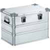 Aluminiumbox L600xB400xH410mm 73l m.Klappverschluss u.Alu-Stapelecken
