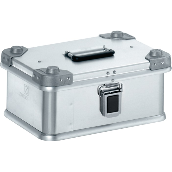 Aluminiumbox L400xB300xH180mm 13l m.Klappverschluss u.Alu-Stapelecken Aluminiumbox L400xB300xH180mm 13l m.Klappverschluss u.Alu-Stapelecken-Beschreibung lesen