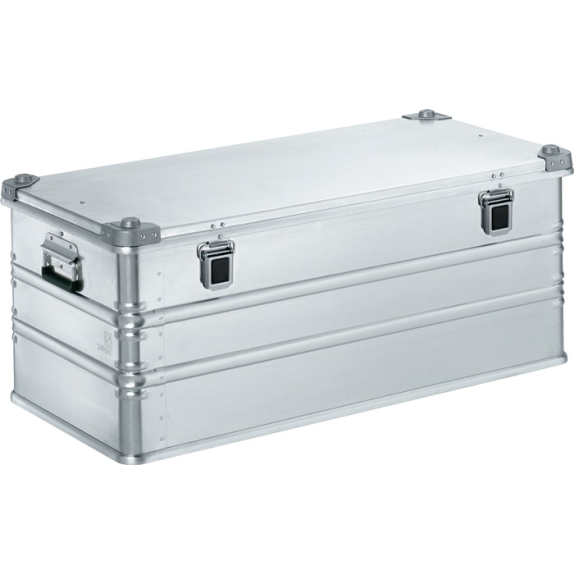 Aluminiumbox L1000xB500xH410mm 162l mit Klappverschluss und Alu-Stapelecken-Beschreibung lesen