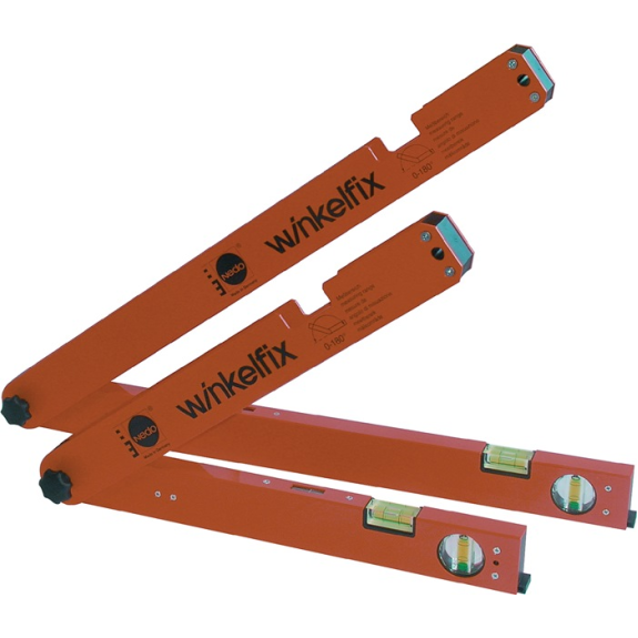 Appareil de mesure d'angle Winkelfix plage de mesure 0-180 degrés longueur de jambe 60 cm-Leggi tutto
