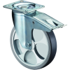Lenkrolle D.100mm Trgf.110kg m.Festst.Ku.104x80mm