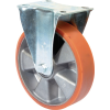 Bockrolle 200mm 600kg Guß-PUR 138x110mm Alu.