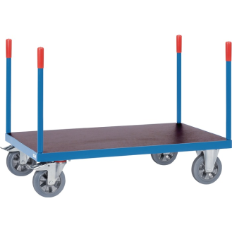 Rungenwagen Ladeflächen-L1000xB700mm STA brillantblau 4 Rungen Trgf.1200kg-Beschreibung lesen