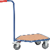 Carrello impugnatura di cigno 1158 - in legno