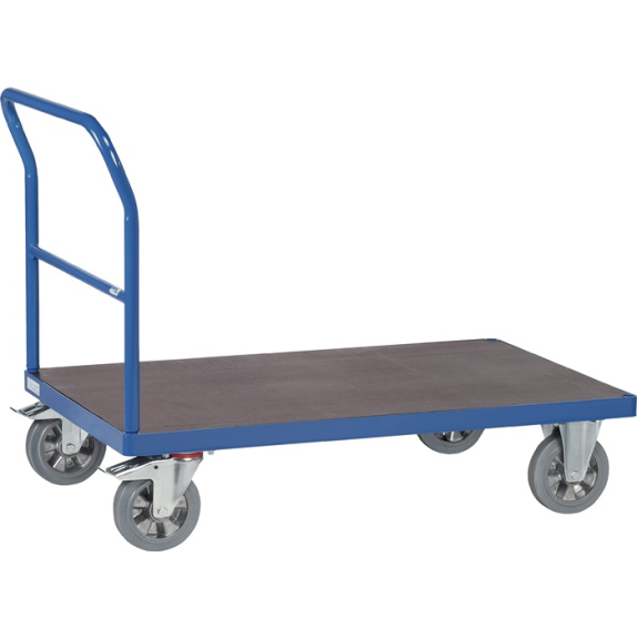 Plattformwagen Ladeflächen L2000xB800mm STA brillantblau Trgf.1200kg Plattformwagen Ladeflächen L2000xB800mm STA brillantblau Trgf.1200kg-Beschreibung lesen