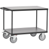 Tischwagen 2 Ladeflächen L1200xB800mm grau Trgf.600 kg