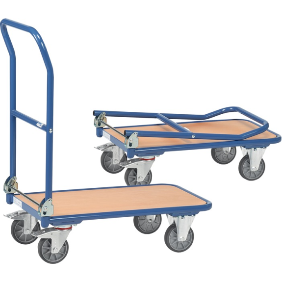 Pltformwagen Ladeflächen L900xB600mm STA brillantblau Trgf.250kg Pltformwagen Ladeflächen L900xB600mm STA brillantblau Trgf.250kg-Beschreibung lesen