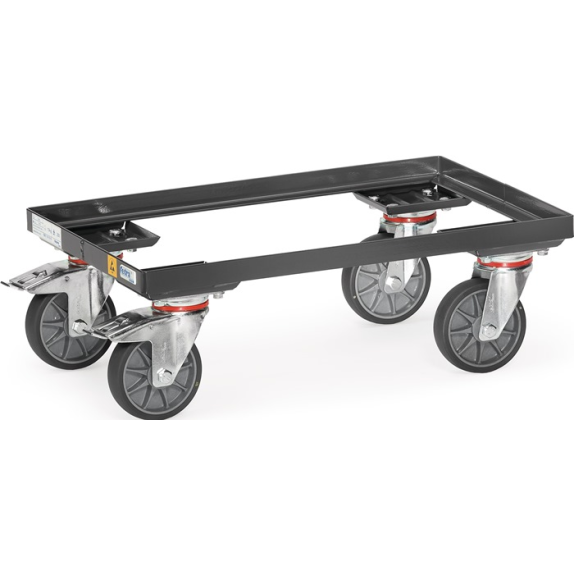 Kistenroller Trgf.250kg TPE-ESD-Bereifung L605xB405mm Winkelstahl schiefergrau Kistenroller Trgf.250kg TPE-ESD-Bereifung L605xB405mm Winkelstahl schiefergrau-Beschreibung lesen